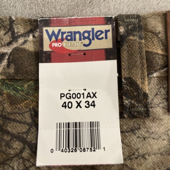 Wrangler ProGear Series Mens 40x34 Realtree Xtra Camouflage Jeans PG001AX Cotton - Picture 5 of 10